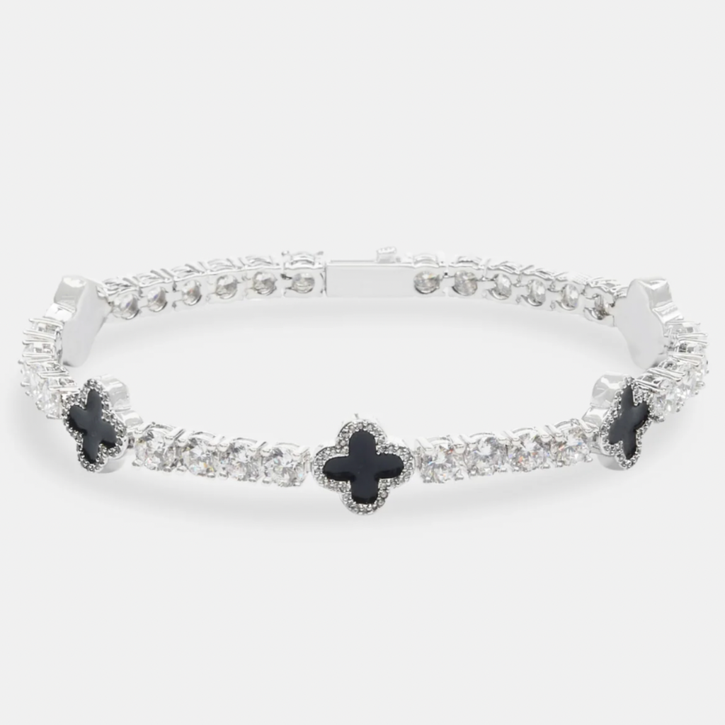 Pulsera Tennis Motif Negra – 5mm