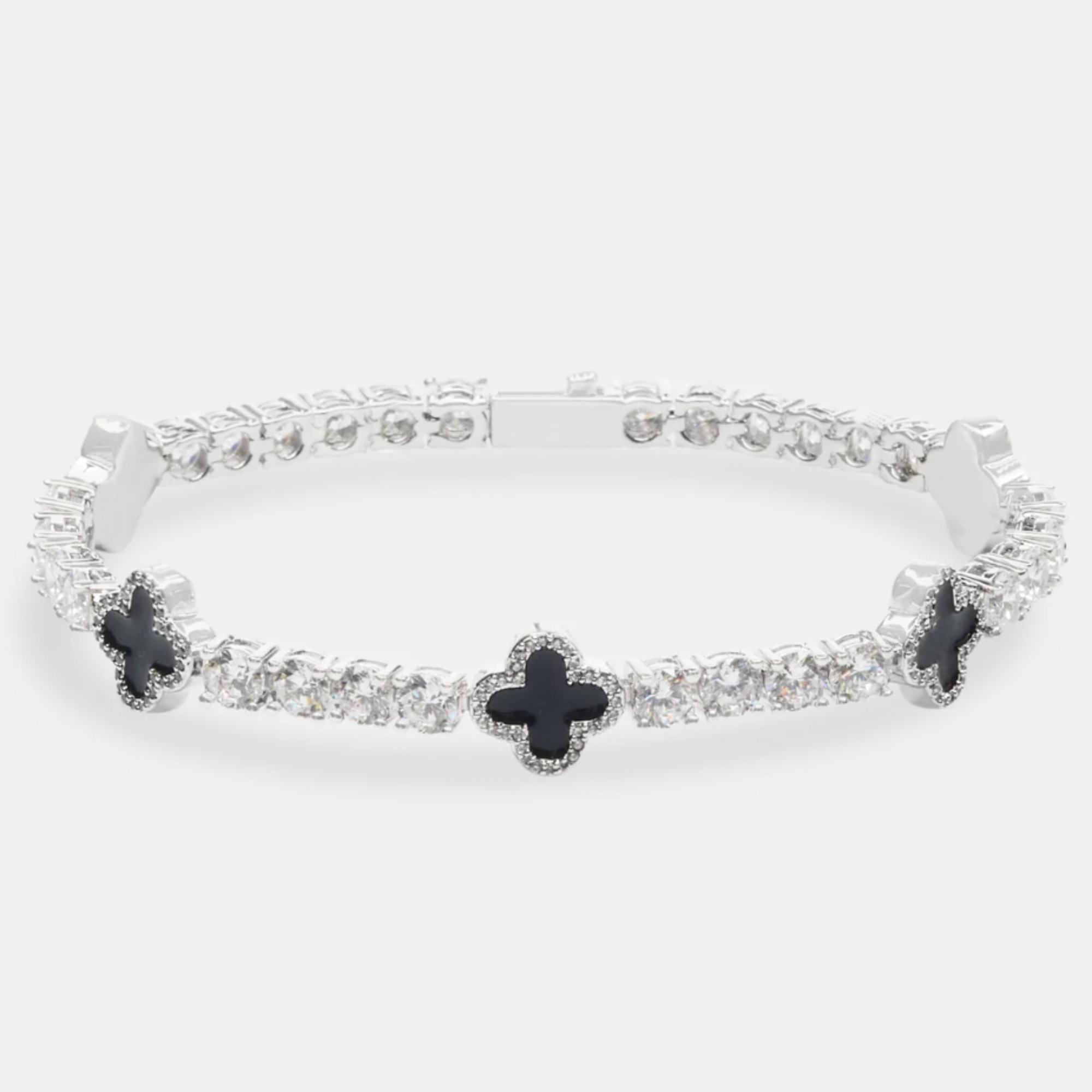 Pulsera Tennis Motif Negra – 5mm