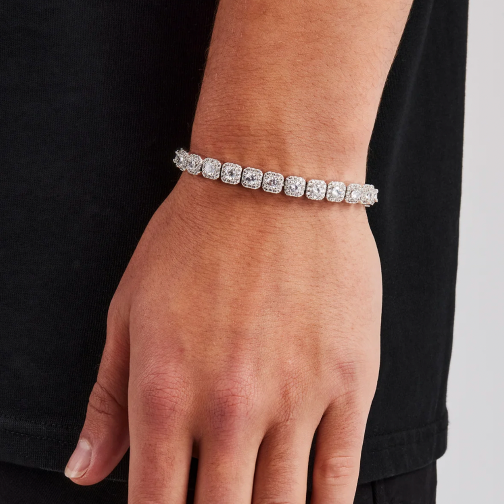 Pulsera Tennis Cluster – 7mm
