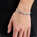 Pulsera Cruz Drop Iced – 10mm
