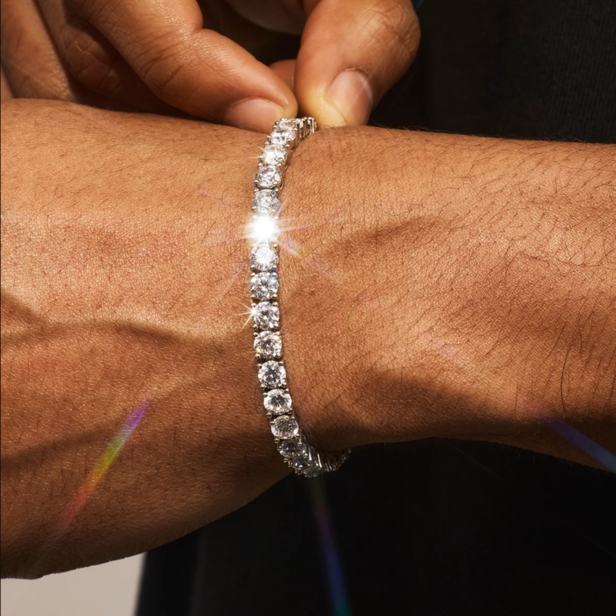 Pulsera Tennis Plata – 5mm